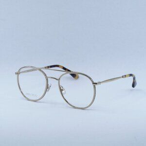 Jimmy Choo JC230 0J5G 00 Eyeglasses Gold 51mm Round Frame